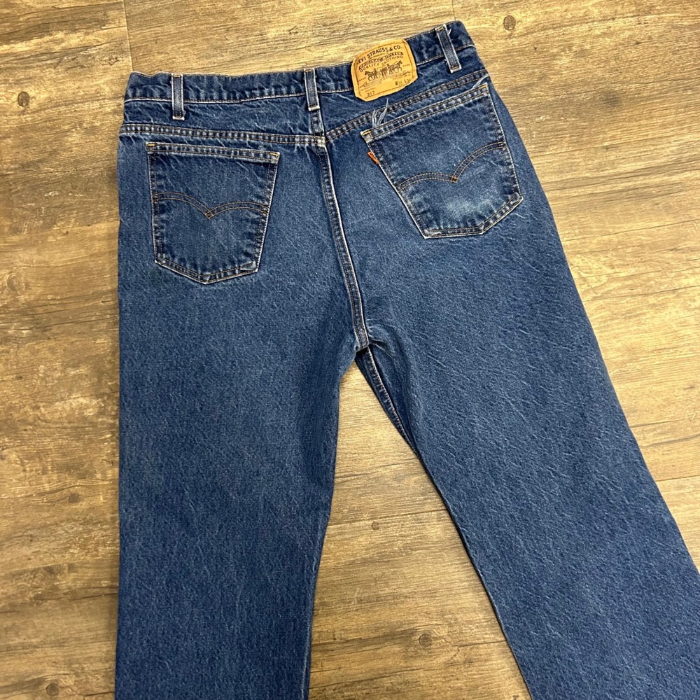 Vintage Levi's 317 Jeans Orange Tab Men Size‎ 38x34 (36x29) Made In USA Medium
